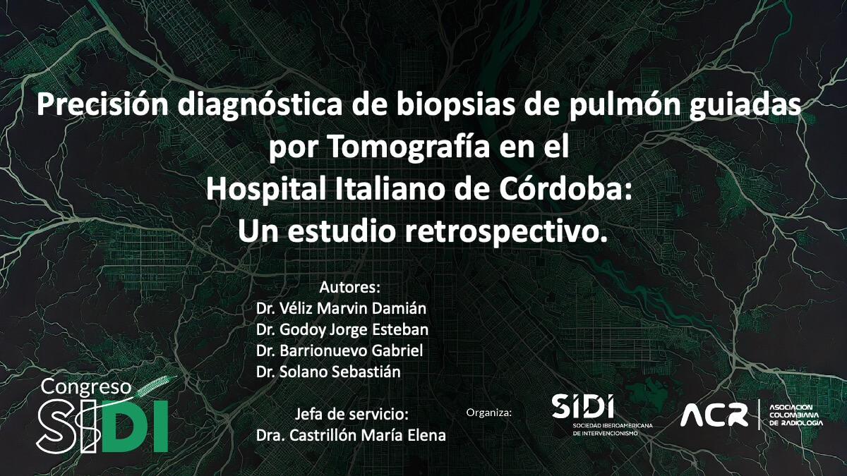 Precisión diagnóstica de biopsias de pulmón guiadas por Tomografía en el Hospital Italiano de Córdoba: Un estudio retrospectivo